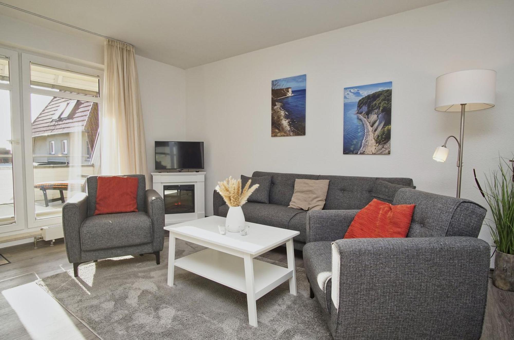 Hafenhaeuser Breege Fewo 05 - Balkon Kültér fotó